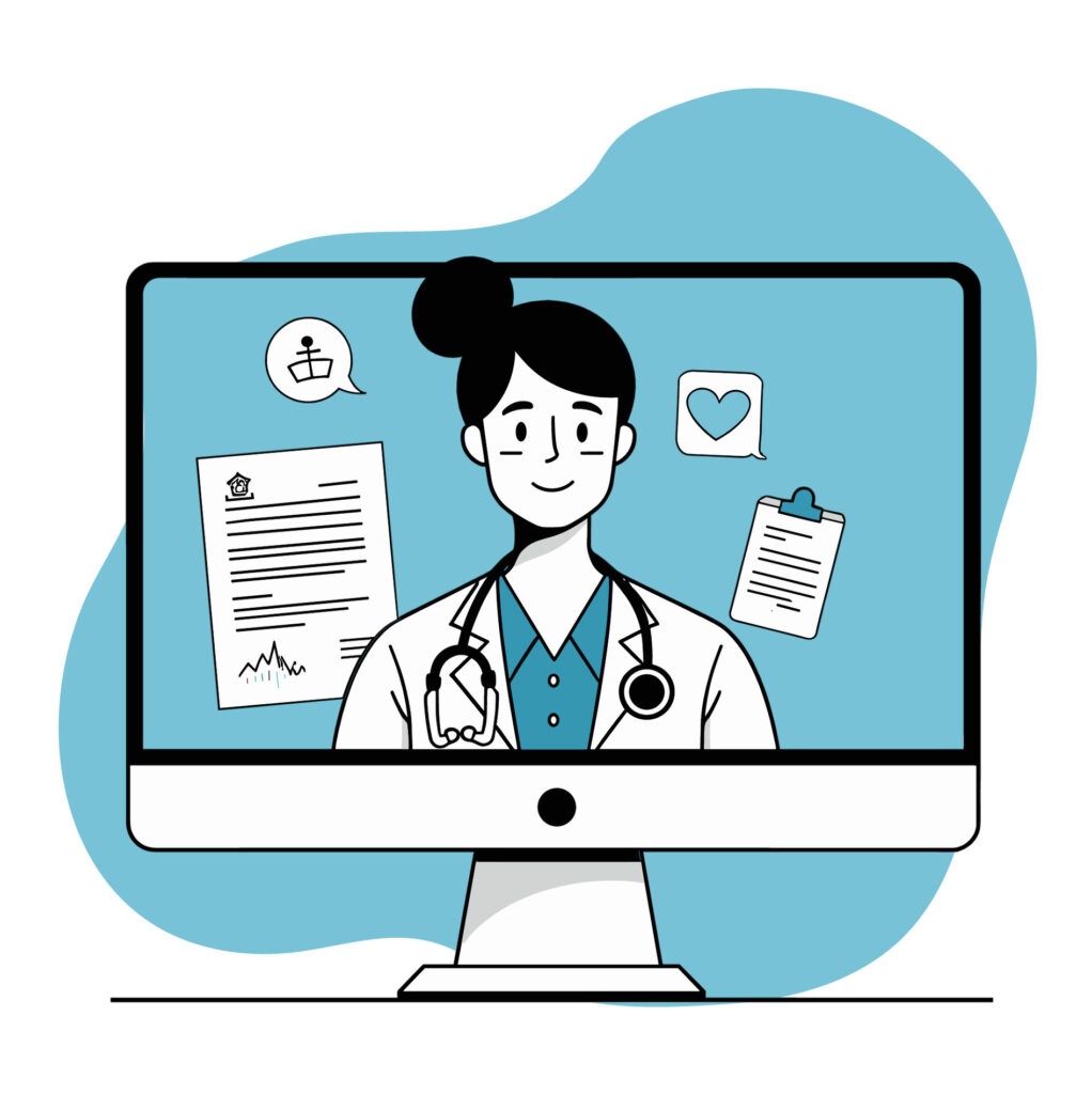 vecteezy doctor with prescription and medical tools for virtual 51152618 e1752278524304