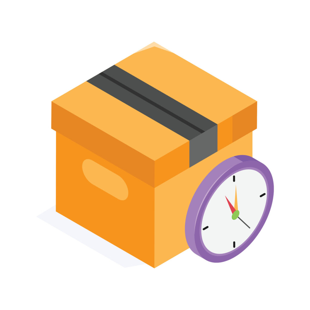 When Glitches Grind the Gears: The Hidden Cost of Neglected Tech in Manufacturing 8 vecteezy isometric package with a clock symbolizing express and 56469612