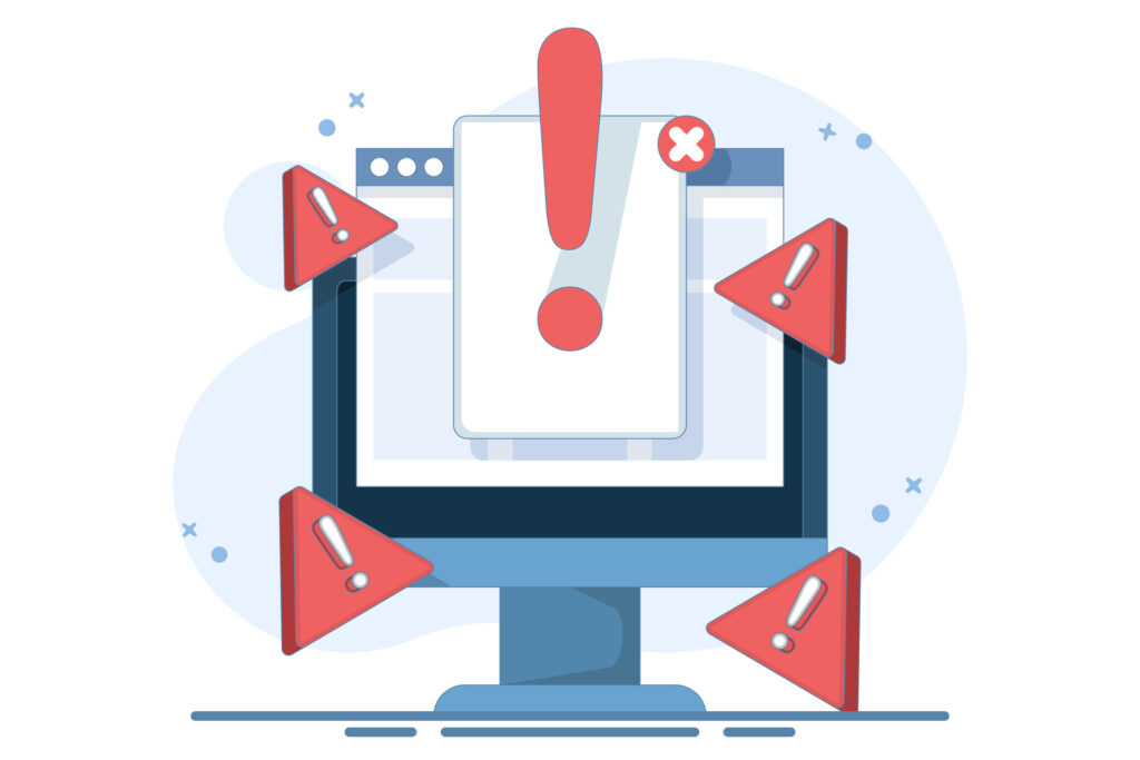 Why Nonprofit Software Needs More Than Hope and Prayers. 4 vecteezy online fraud warning concept data warning message or 56491455
