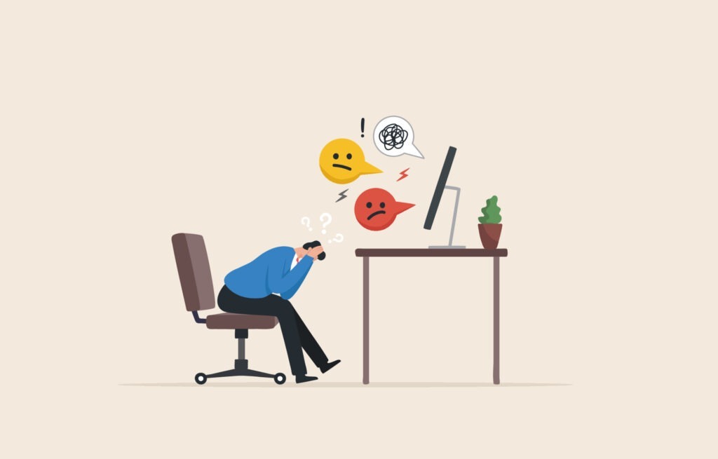 Lack of In-House IT: Why Architects Aren’t Meant to Be IT Pros 4 vecteezy negative emotions in the workplace employees feelings 14048401 1 2