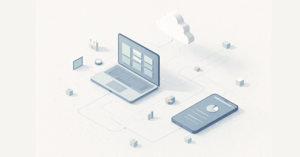 Cloud computing illustration representing Microsoft 365 services, storage, and increasing cloud costs.