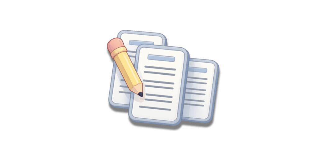 Illustration representing written policies and documentation, supporting AI governance and planning in 2026 IT planning for Omaha businesses.