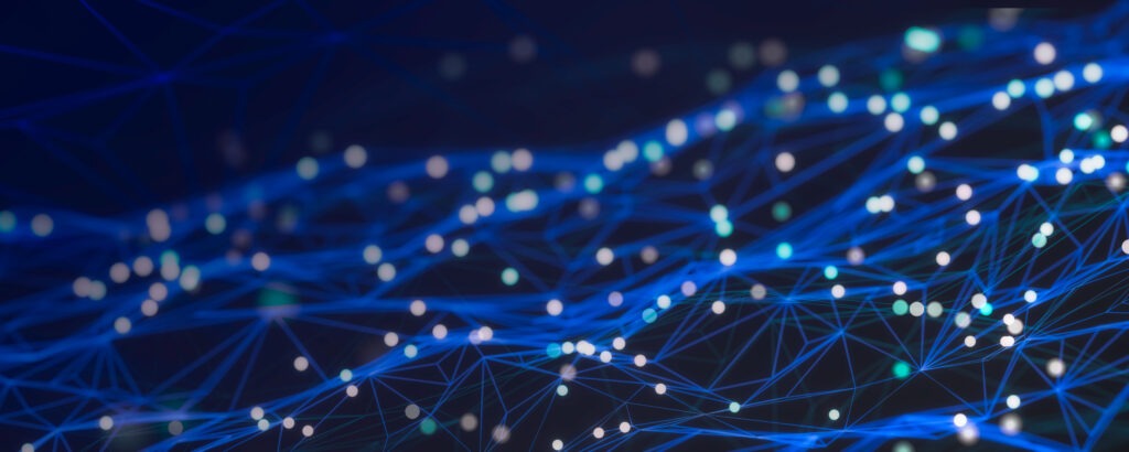 vecteezy abstract futuristic connecting dots and lines on dark blue 8300450